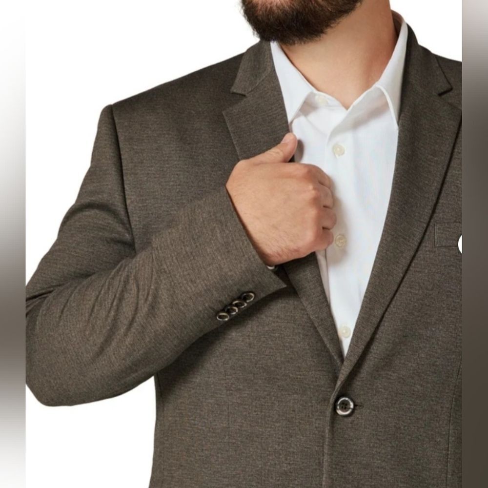 Men's Infinity Linearflex Brown/grey Blazer - Picture 2 of 4
